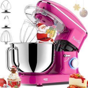 Facelle 1500W Stand Mixer with 6.2L Bowl