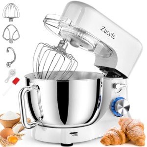 Zuccie 4.8QT 380W Stand Mixer with Accessories