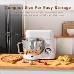 Zuccie 4.8QT 380W Stand Mixer with Accessories