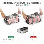 iSPECLE 8-Pack Stackable Freezer Organizer Bins
