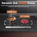 Cooksir 24-Inch 2-Burner Electric Cooktop