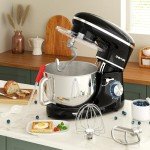 Cheflee 600W Stand Mixer with 6.5QT Bowl