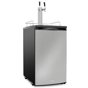 Ivation Dual Tap Draft Beer Kegerator & Cooler