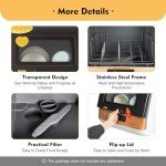 WUSILILU 800W Portable Countertop Dishwasher with Drying