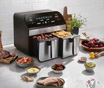 Gourmia 10-Quart Dual Basket Digital Air Fryer
