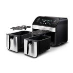 Gourmia 10-Quart Dual Basket Digital Air Fryer
