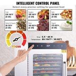 VEVOR 10-Tray Stainless Steel Food Dehydrator 800W