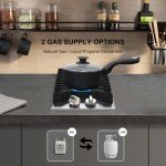 12-Inch Gas Cooktop with 2 SABAF Burners