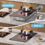 Compact 2 Burner Electric Cooktop with Touch Control