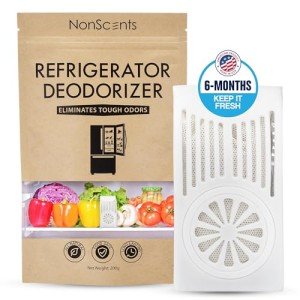 NonScents Refrigerator Deodorizer - Long-Lasting Odor Eliminator