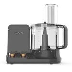 NutriChef 2L Quiet Food Processor with 6 Blades