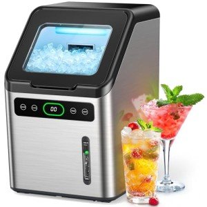 Totnz Countertop Nugget Ice Maker - 44lbs Daily