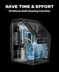 Totnz Countertop Nugget Ice Maker - 44lbs Daily