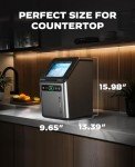 Totnz Countertop Nugget Ice Maker - 44lbs Daily