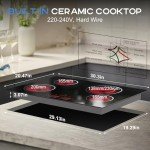 30-Inch 4-Burner Electric Cooktop with Timer