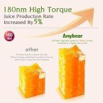 Anybear 200W Cold Press Masticating Juicer