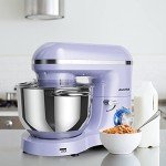 Aucma 6.5-QT Tilt-Head Stand Mixer in Lavender