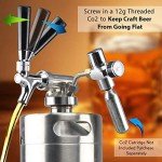 NutriChef Portable Mini Keg Dispenser System 64oz