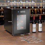 Luztolent Mini Wine Cooler for Home or Office