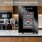 Luztolent Mini Wine Cooler for Home or Office