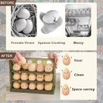 2024 Two-Tier Egg Holder for Fridge Storage
