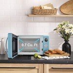 Galanz Blue Microwave Oven for Home Use