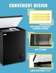 Compact 3.5 CU.FT Chest Freezer with Removable Basket