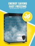 Compact 3.5 CU.FT Chest Freezer with Removable Basket