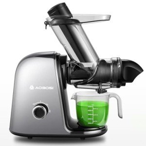 Quiet Masticating Juicer with Large Feed Chute