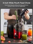 Juilist 800W Wide Mouth Juicer – Easy Clean