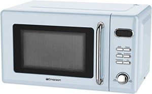 Emerson Retro Compact Microwave Oven, 700W, 0.7 Cu Ft