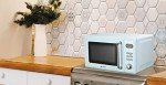 Emerson Retro Compact Microwave Oven, 700W, 0.7 Cu Ft