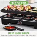 GreenLife 2-in-1 Indoor Raclette Grill & Griddle