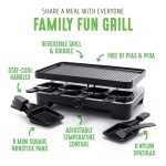 GreenLife 2-in-1 Indoor Raclette Grill & Griddle