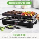 GreenLife 2-in-1 Indoor Raclette Grill & Griddle