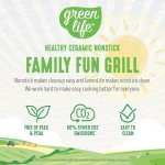 GreenLife 2-in-1 Indoor Raclette Grill & Griddle