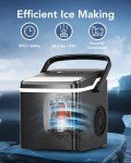 Kndko Portable Countertop Ice Maker Machine