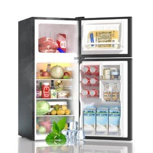 BANGSON Compact Refrigerator with Freezer - 4.0 Cu.Ft