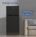 BANGSON Compact Refrigerator with Freezer - 4.0 Cu.Ft