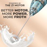 Zulay Kitchen Electric Milk Frother Wand - Black