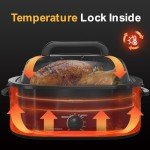 Sunvivi Electric Roaster Oven with Viewing Lid