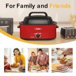 Sunvivi Electric Roaster Oven with Viewing Lid