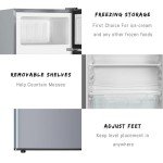 HAILANG 3.2 Cu.Ft Mini Fridge with Freezer