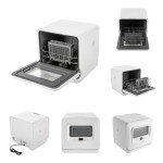 Portable Mini Dishwasher with Multiple Wash Settings