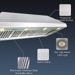 CT Copper 42-Inch Built-in Range Hood Insert