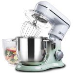 5QT Stand Mixer with Two Bowls and Attachments