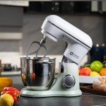 5QT Stand Mixer with Two Bowls and Attachments