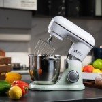 5QT Stand Mixer with Two Bowls and Attachments