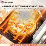 HAUSWIRT Retro Air Fryer Toaster Oven Combo