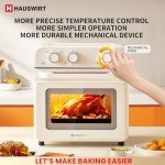 HAUSWIRT Retro Air Fryer Toaster Oven Combo